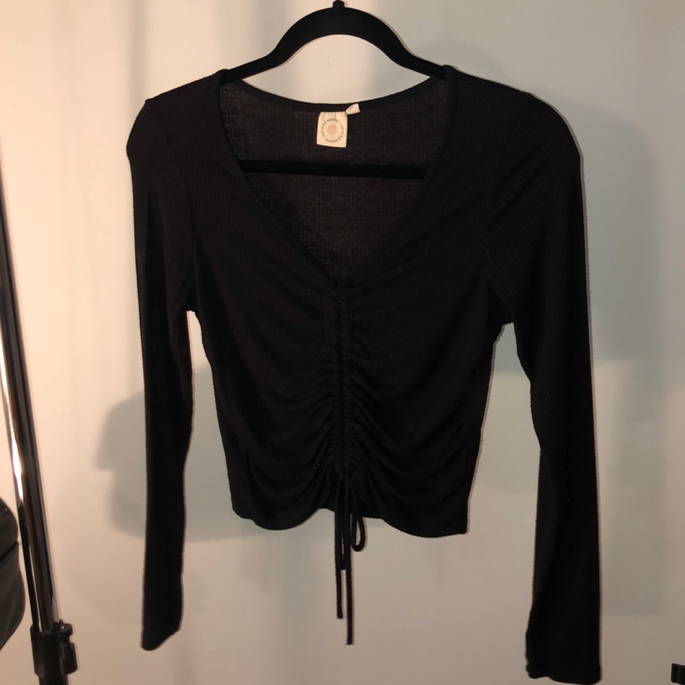 Cinched crop top